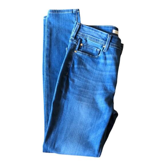 Fidelity Sola NWT Mid Rise Raw Edge Step Hem Ankle Jeans, Perfidia Wash, 28 - Picture 5 of 14